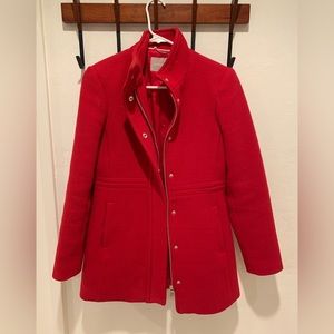 Red fitted Winter Jacket